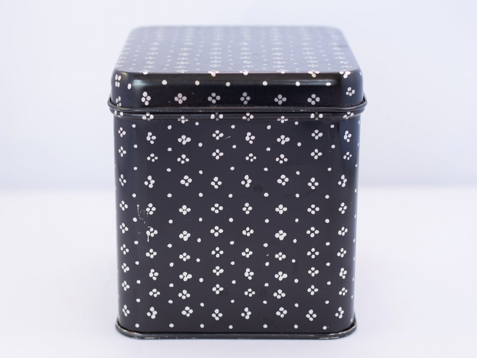 marimekko muija Tin缶 (ブラック・小) マリメッコ ムイヤ ティン缶 - Taivas ～北欧ヴィンテージ食器と雑貨のお店～