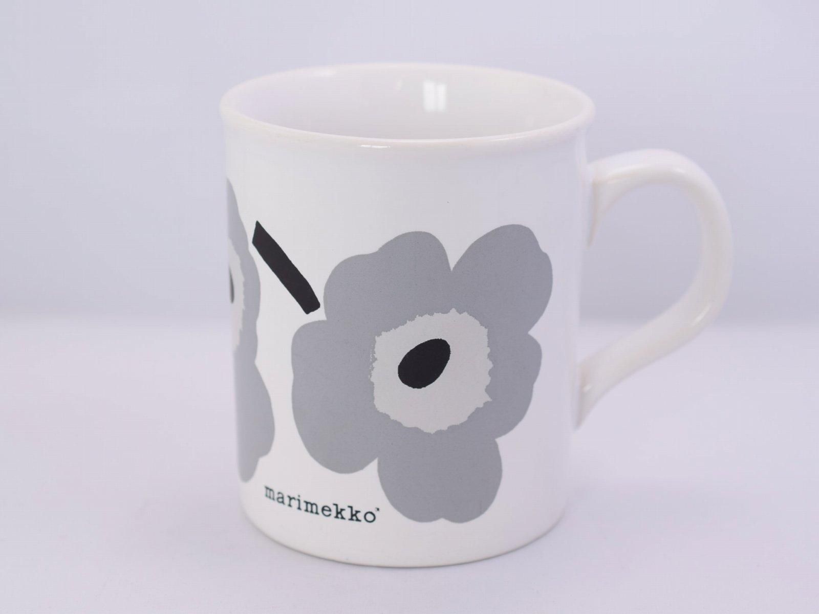 marimekko イングランド製 UNIKKO マグカップ (グレー) マリメッコ