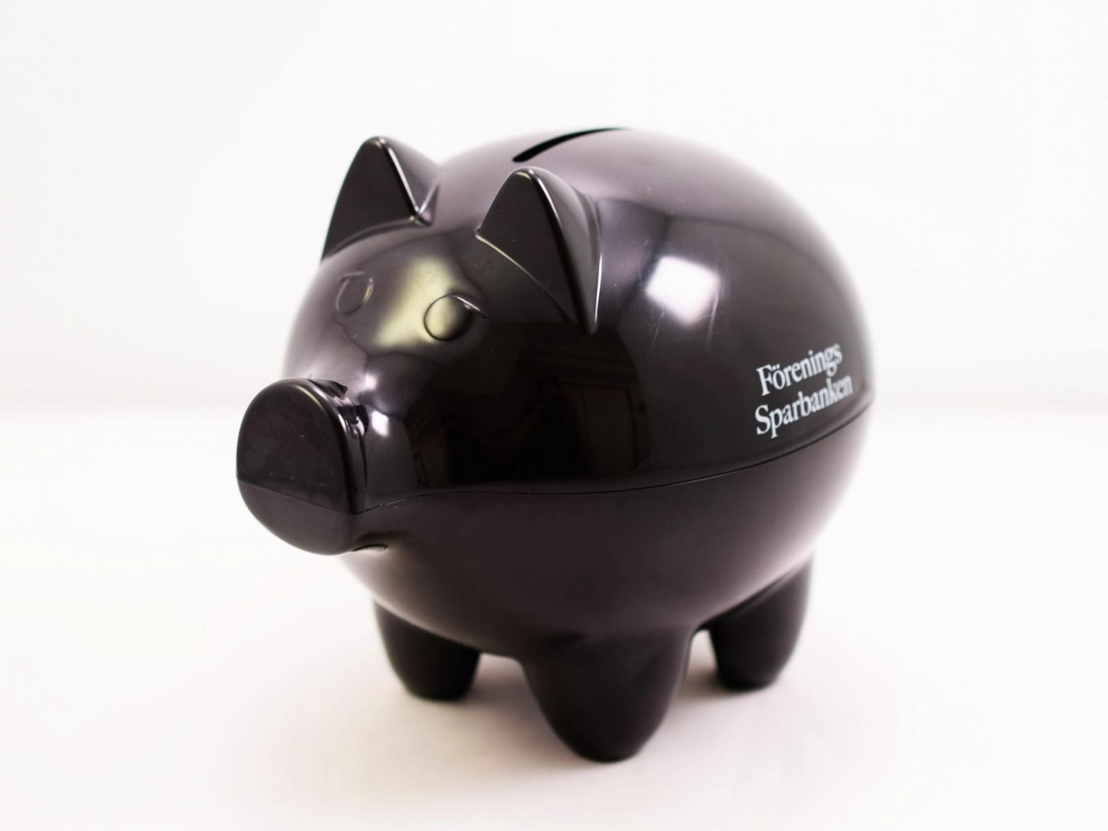 Mk Tresmer Sparbanken ブタさん貯金箱 ブラック エムケイトレスマー Taivas 北欧ヴィンテージ食器と雑貨のお店