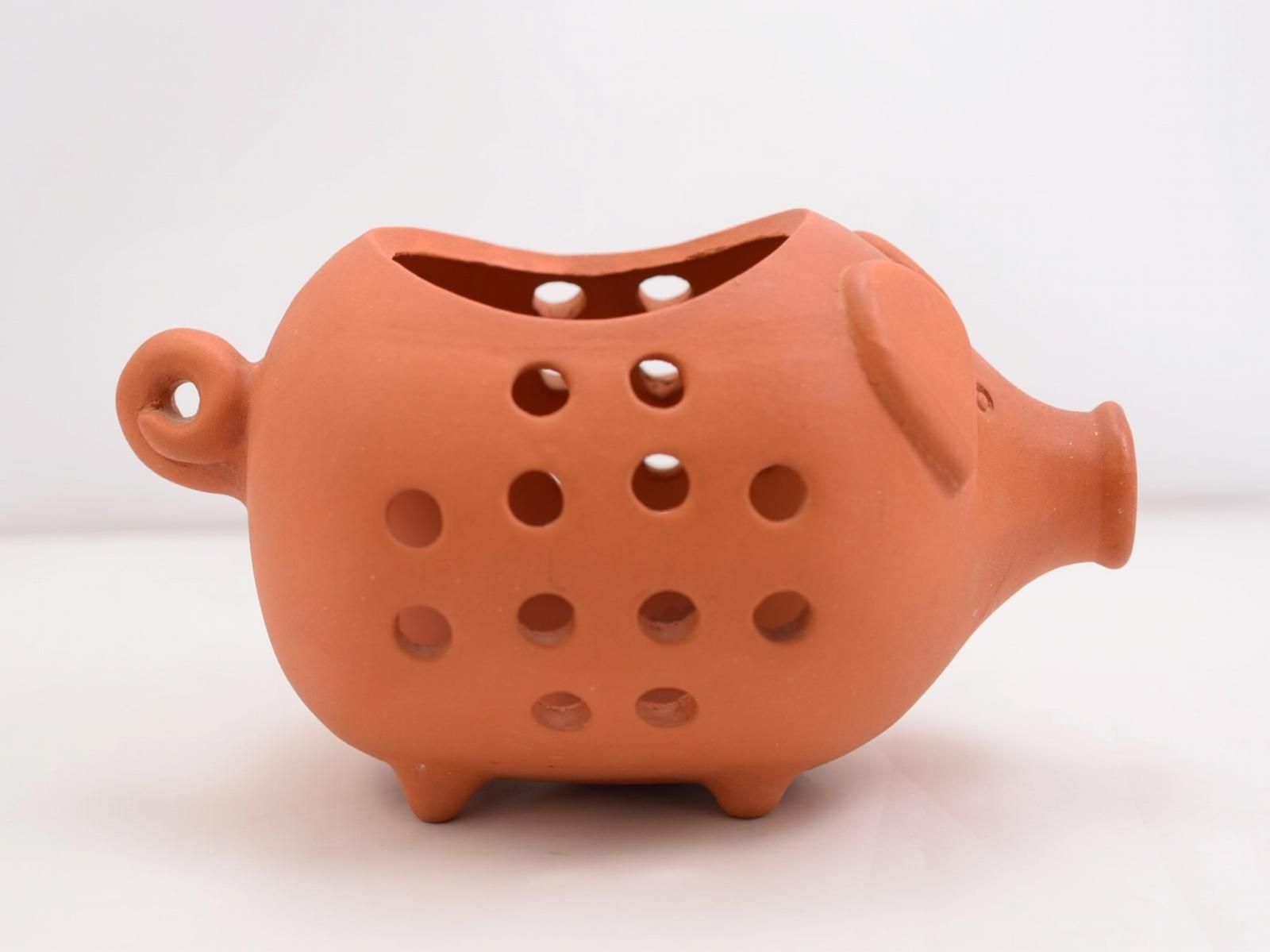 ★シール付き【リサラーソン/マチルダ/ブタ】キャンドルホルダー/北欧/ビンテージ 定番品】Lisa Larson Piggy Candle Holder｜入荷待ち商品｜IDEE