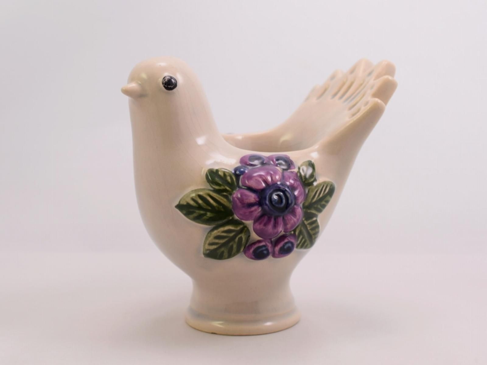 DECO社 Rosa Ljung 鳥 花瓶 / キャンドルスタンド (ホワイト DECO社 Rosa Ljung 鳥 花瓶 / キャンドルスタンド (ホワイト