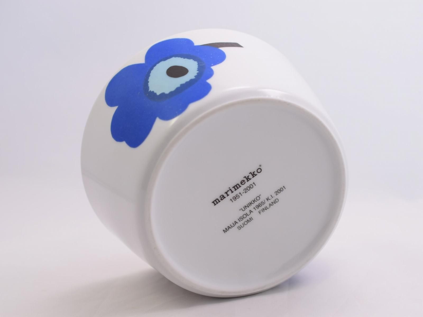 marimekko UNIKKO 50周年記念モデル 12.5cm ボウル (ブルー