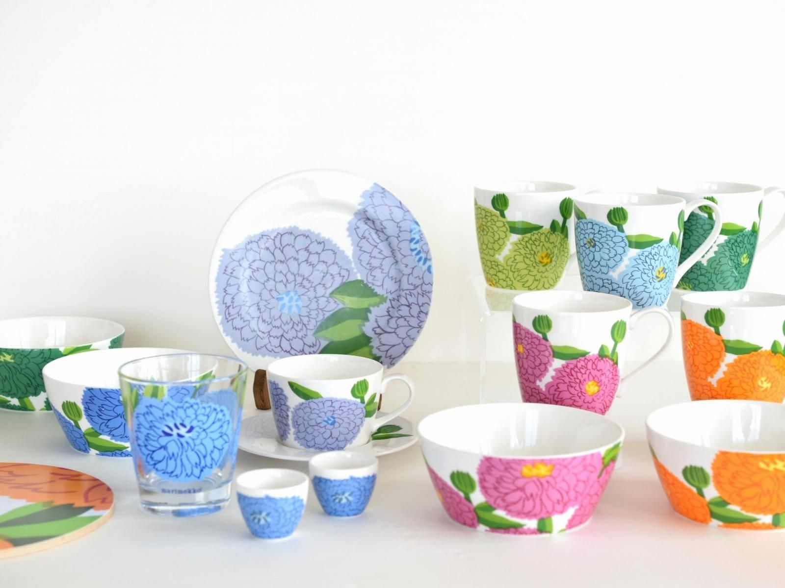 複数在庫】 marimekko × iittala Primavera (オレンジ