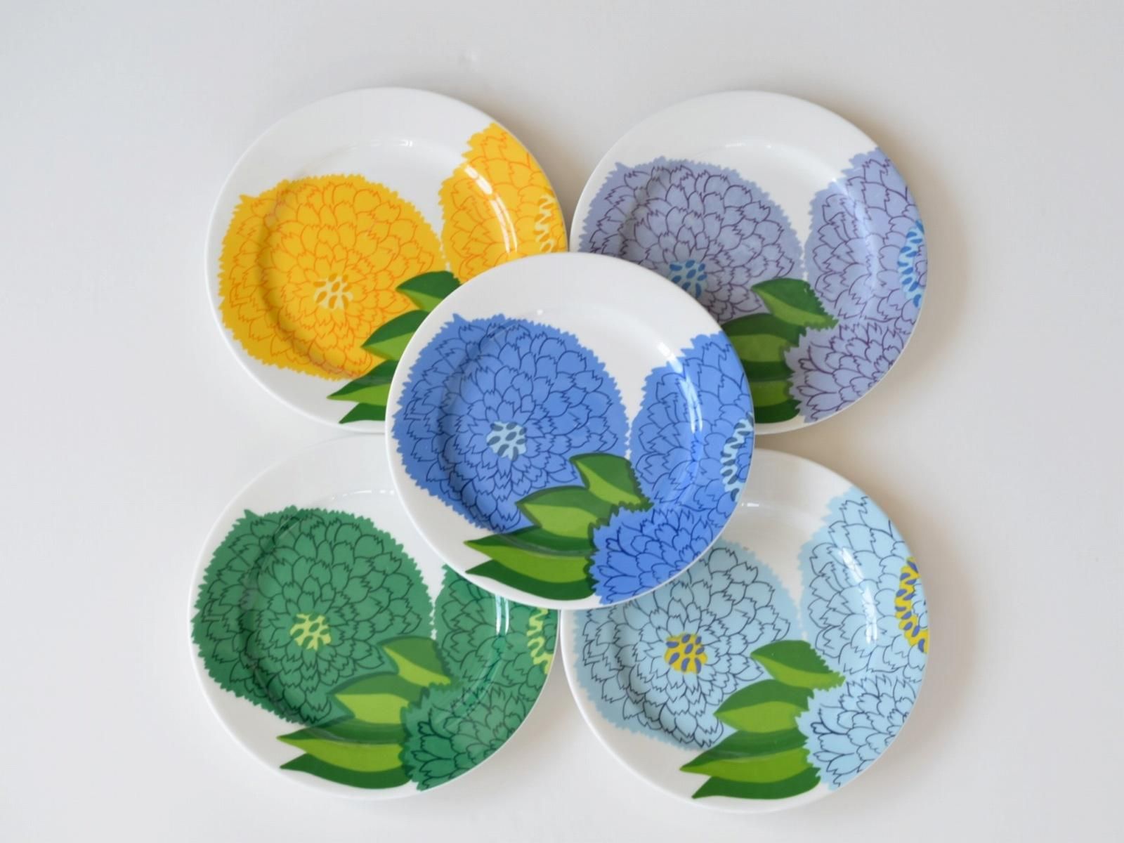 【希少】イッタラ　マリメッコ　プリマヴェーラ プレート グリーン marimekko × iittala Primavera (グリーン) プレート (4