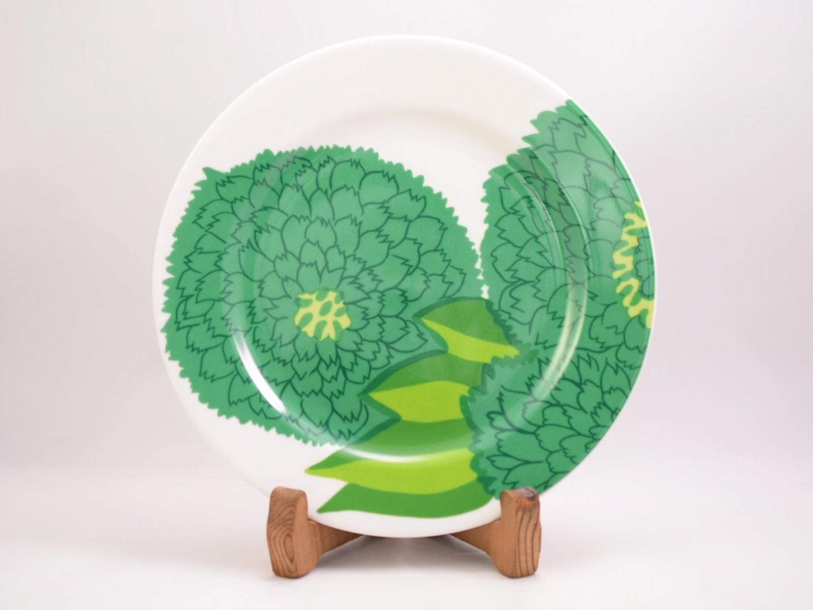 【希少】イッタラ　マリメッコ　プリマヴェーラ プレート グリーン iittala/イッタラ×marimekko/マリメッコ Primavera