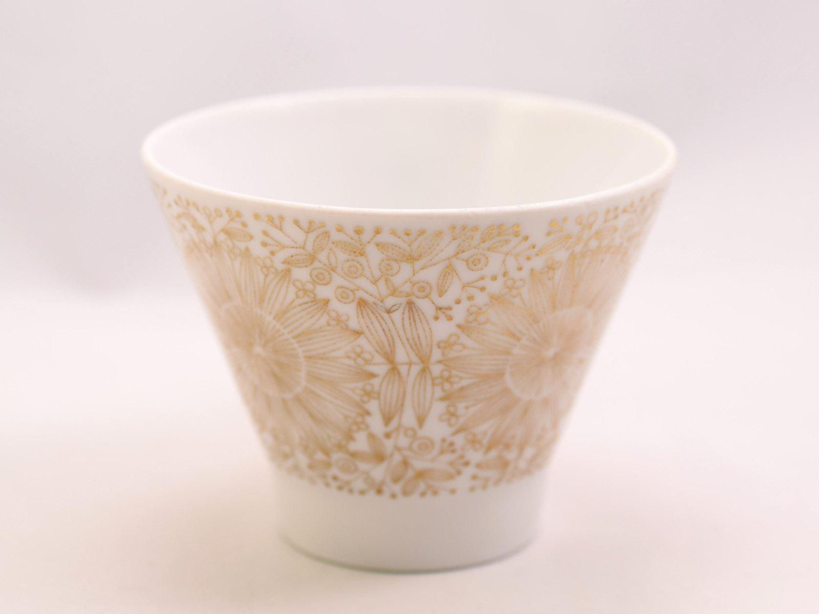 Arabia Filigran ゴールド コーヒーカップ, ヴィンテージ