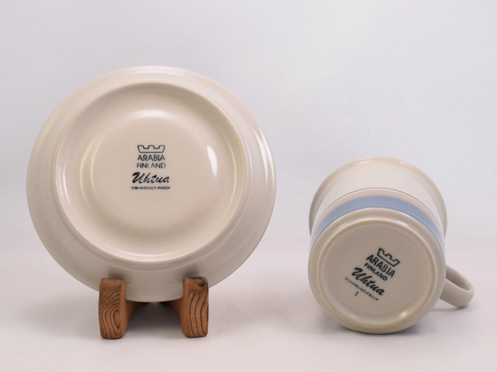 ARABIA Uhtua アラビア ウートゥア カップ&ソーサー クリーマー ARABIA Uhtua モーニングC&S アラビア ウートゥア カップ