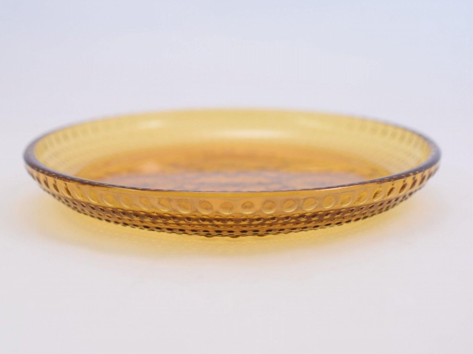 Riihimaen Lasi Grapponia (ブラウン) 14.5cm プレート (1