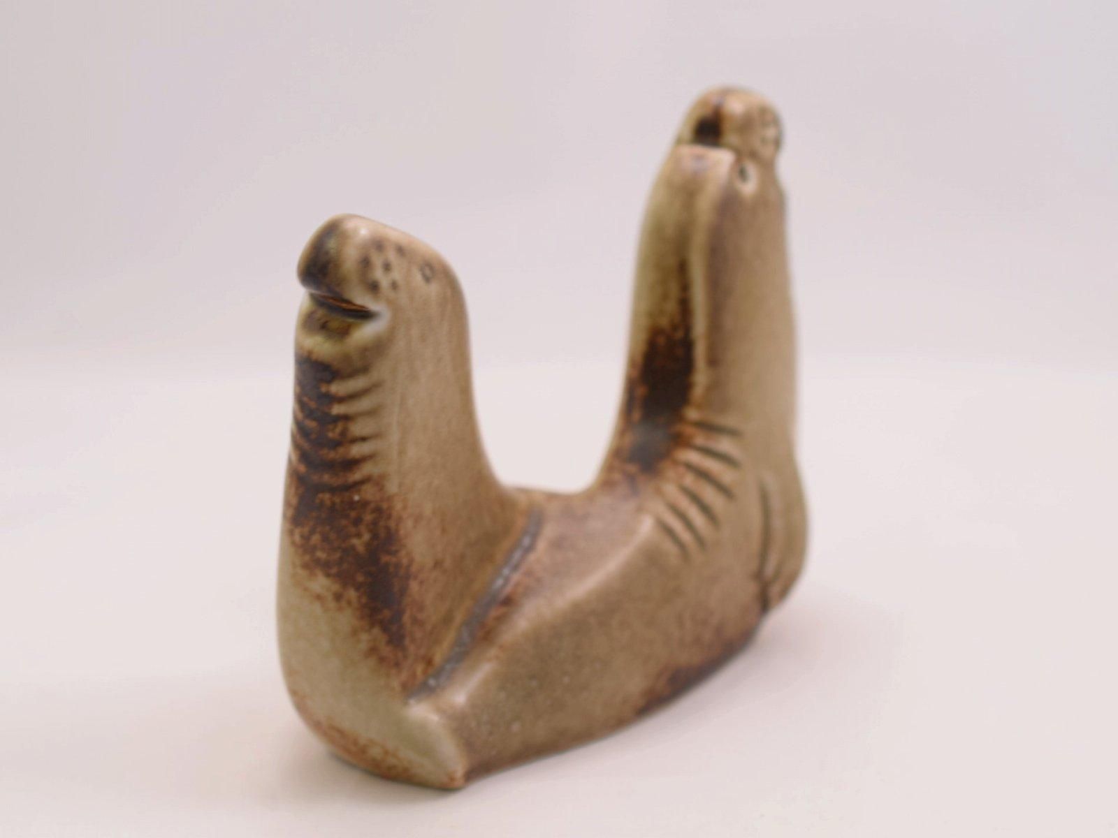 Lisa Larson Gustavsberg Noaks ark Sjolejon ノアの方舟 セイウチ