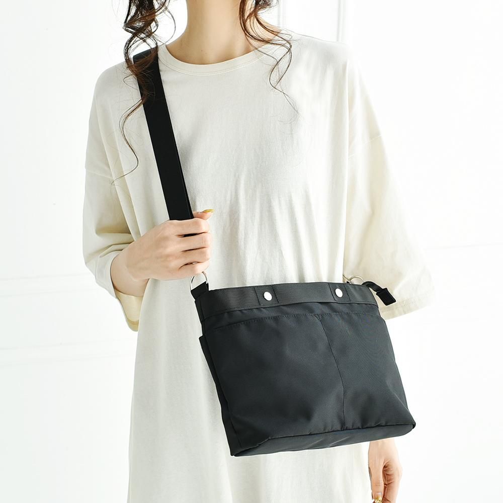 ゆうパケ 4color 2way 8ポケットバッグインバッグショルダー The Secret Bean