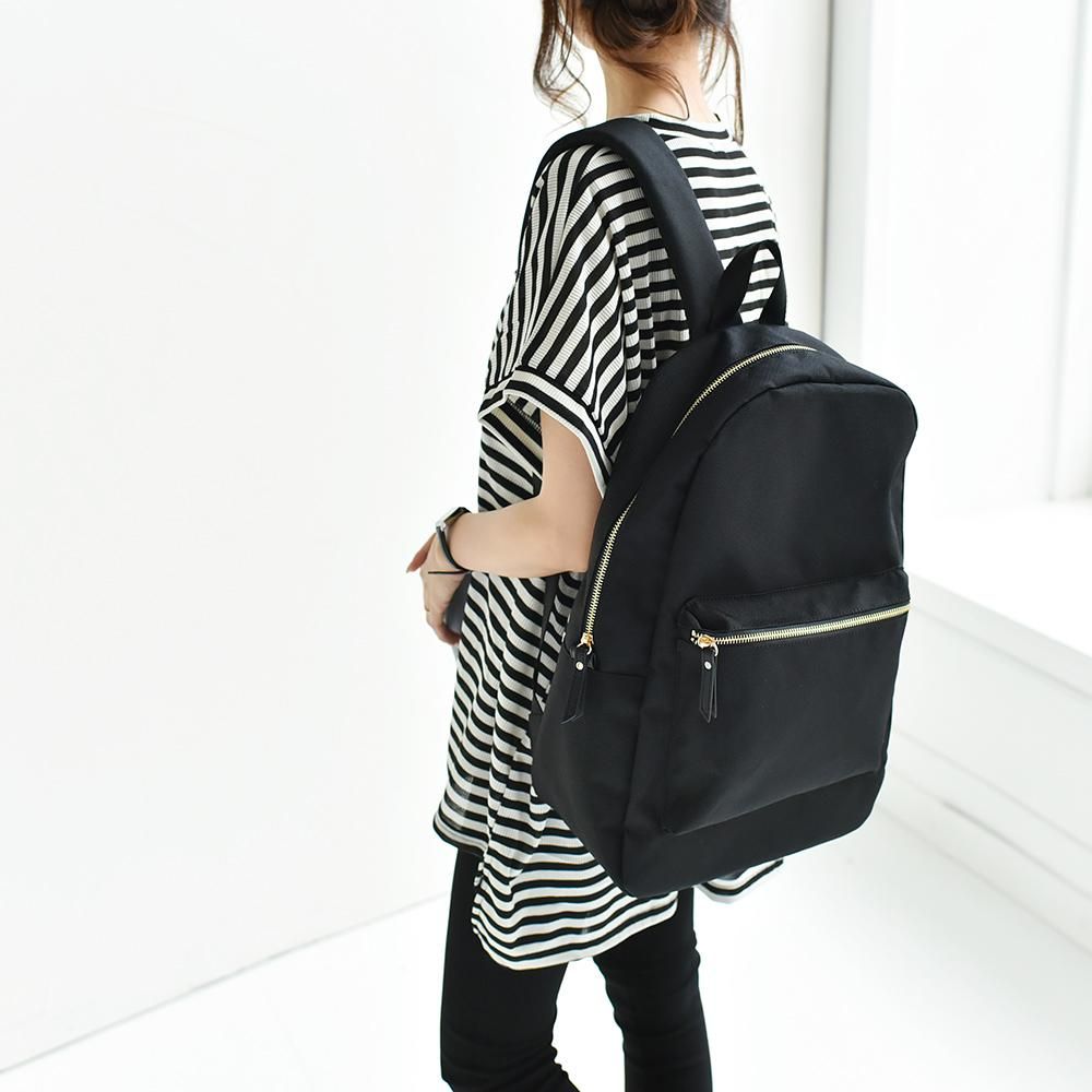 Sale 軽量 防水 高耐久性能 Cordura Fabric デイパック ブラック The Secret Bean