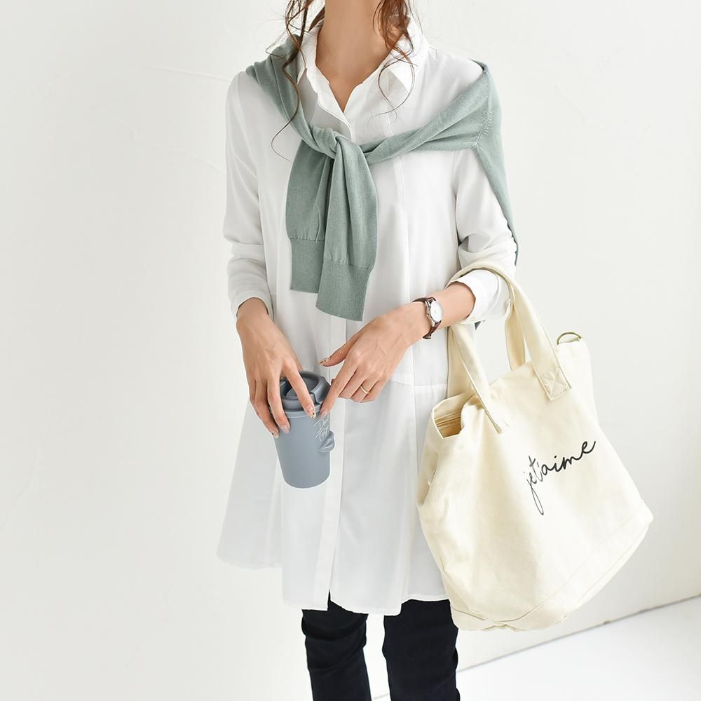 3color 2way Je T Aimeロゴキャンバストートバッグ The Secret Bean