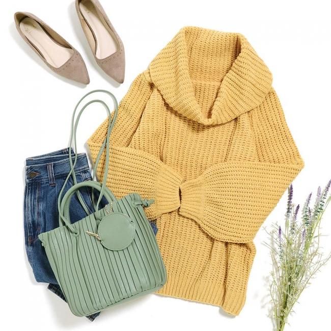 Sale 2color やわらかモールヤーンオフタートルニットプルオーバー The Secret Bean Sale 2color やわらかモールヤーンオフタートルニットプルオーバー The Secret Bean
