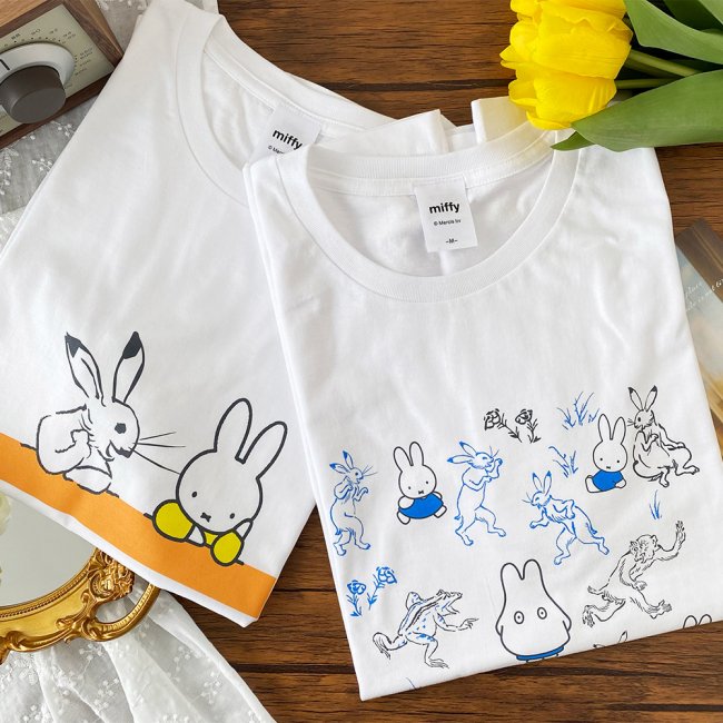 ゆうパケ ミッフィー 2color Miffy 鳥獣戯画 半袖tシャツ The Secret Bean