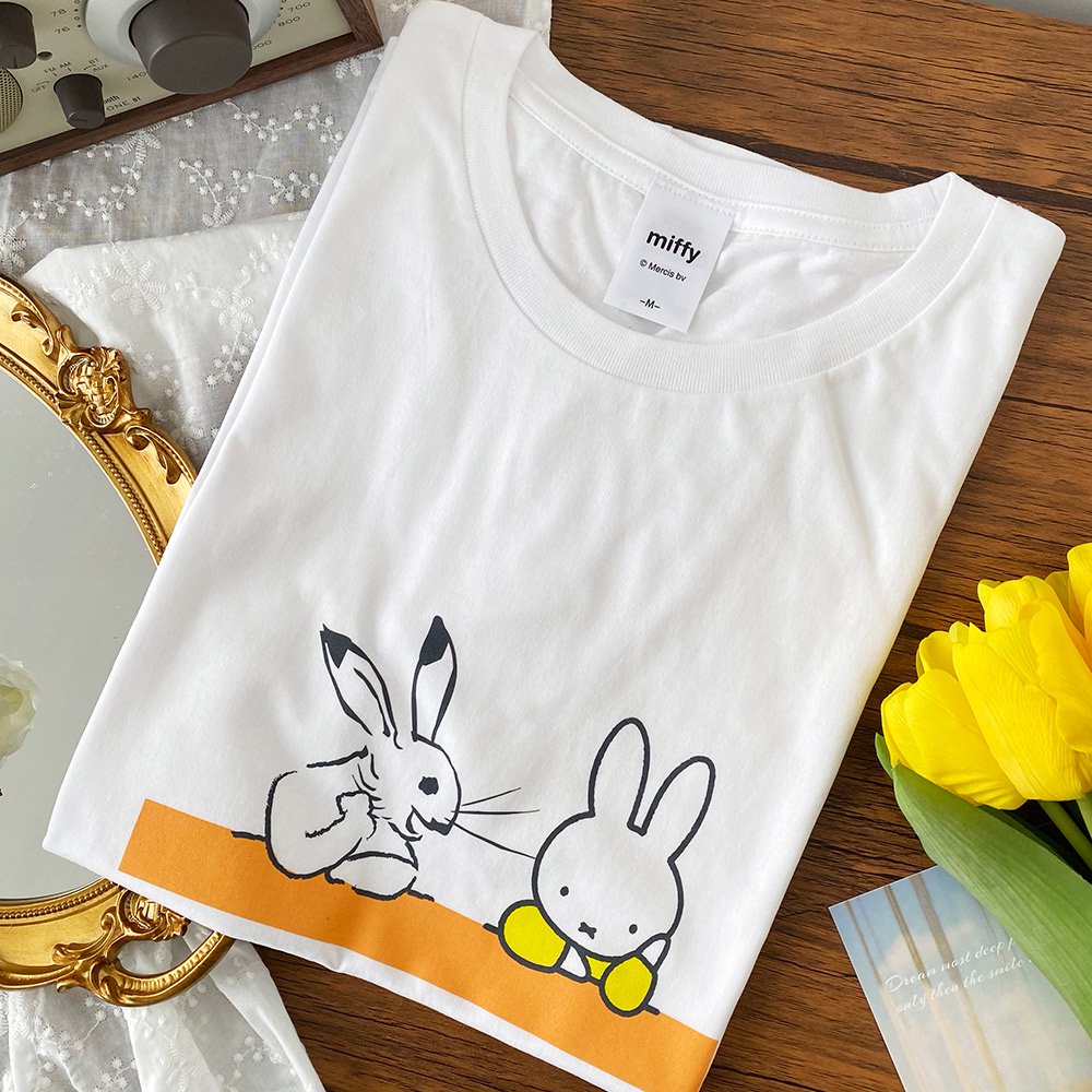 ゆうパケ ミッフィー 2color Miffy 鳥獣戯画 半袖tシャツ The Secret Bean