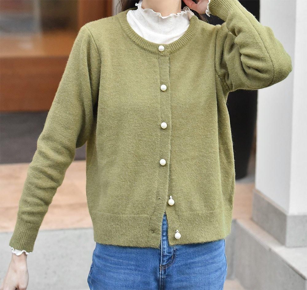 極美品 自由区 WEB限定 24AW 2way 洗えるパールボタンカーディガン 極美品 自由区 WEB限定 24AW 2way 洗えるパールボタン