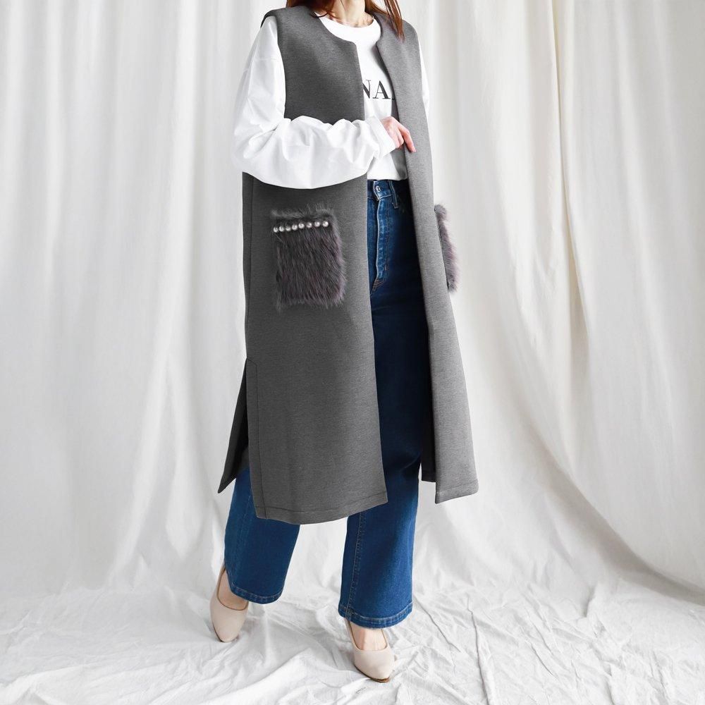 LIGNAGGIO]フェイクファー切替ジレ | KOBUNSHA SELECT SHOP