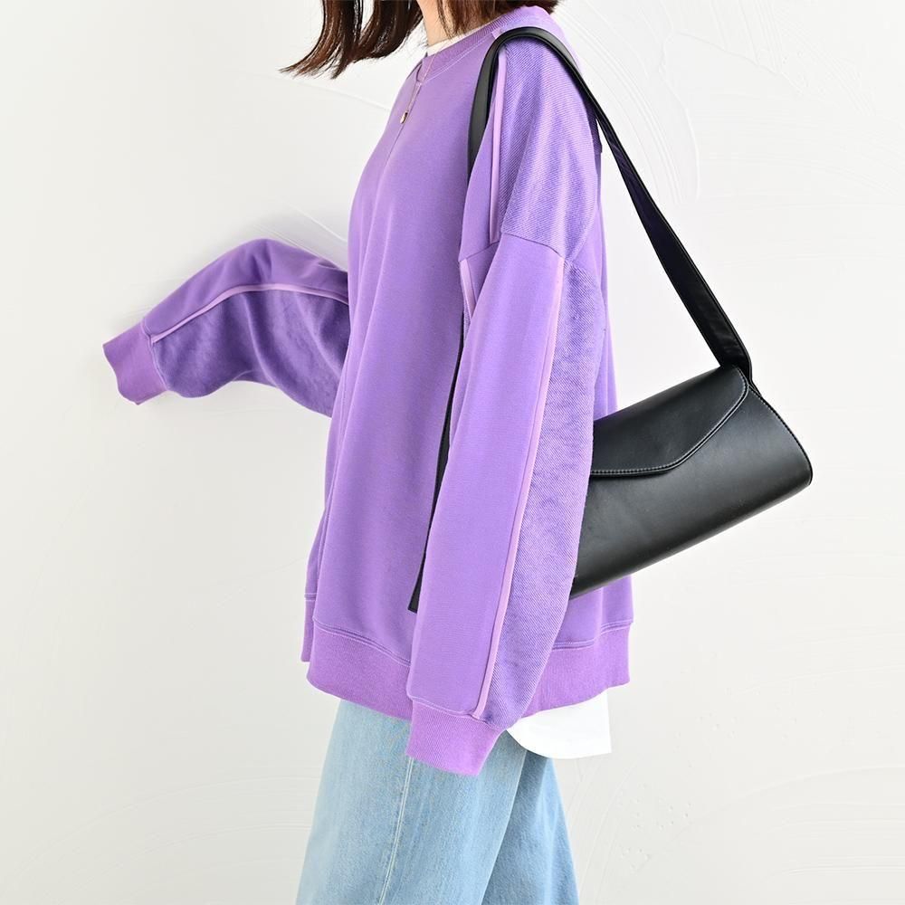 限定SALE】【ゆうパケ】オーバーサイズ フロントシーム裏毛プル 限定SALE】【ゆうパケ】オーバーサイズ フロントシーム裏毛プル