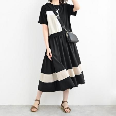 セール】 【洗える】トリアセダブルジョーゼット ワンピース