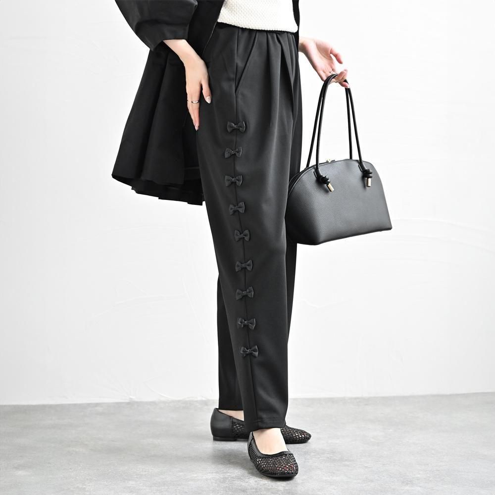 シークレットビーン バックリボン デニムワイドパンツ Mサイズ 【完売品】 バックリボンデニムワイドパンツ | Select Shop myst