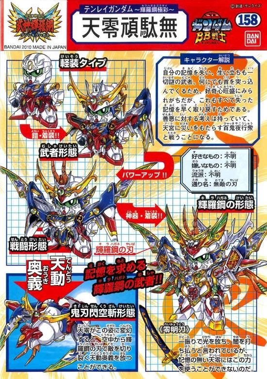 BB戦士 158 天零頑駄無 ~輝羅鋼極彩~ テンレイガンダム キラ BB戦士 158 天零頑駄無 ~輝羅鋼極彩~ テンレイガンダム キラ