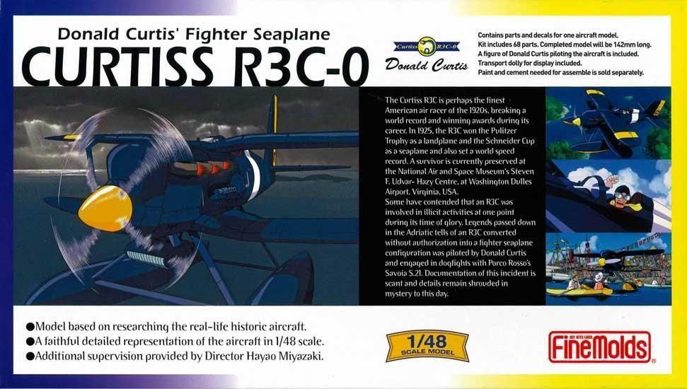 1/48 紅の豚　カーチスR3C-0　“非公然水上戦闘機”　完成品 Amazon | ファインモールド 紅の豚 CURTISS カーチスR3C-0非公然