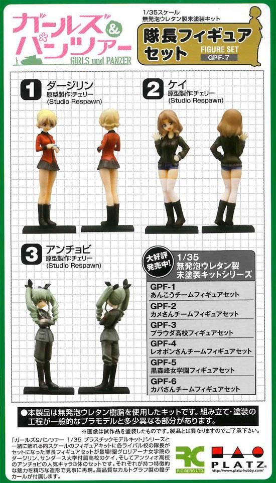 Amazon.co.jp: プラッツ 1/35 ガールズ&パンツァー 隊長