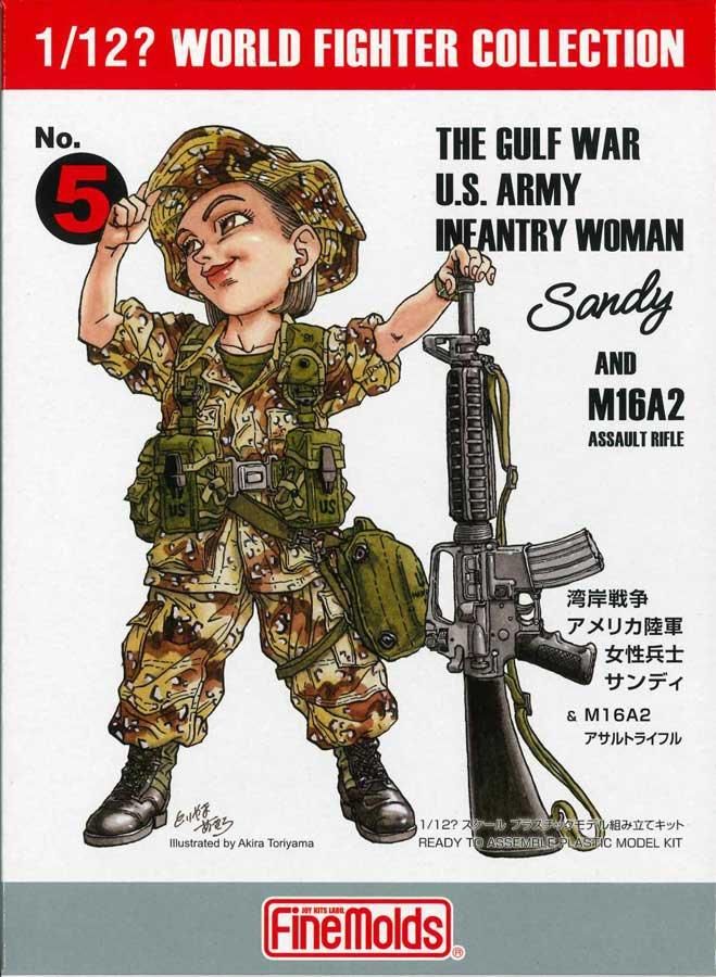 1/12?スケール アメリカ陸軍女性兵士 サンディ / コルトM16A2 1/12?スケール アメリカ陸軍女性兵士 サンディ / コルトM16A2
