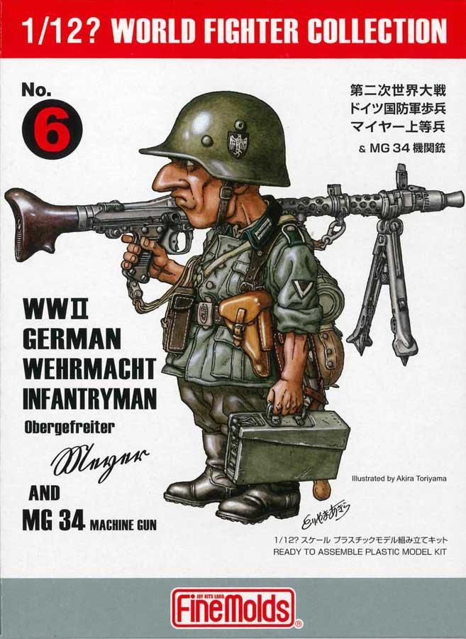 1/12?スケール W.W.II ドイツ国防軍歩兵 マイヤー上等兵 & MG 34