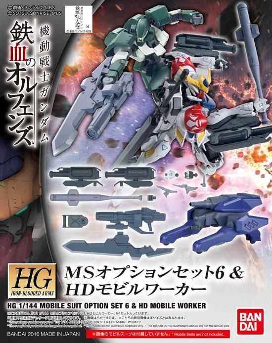 HG 1/144 MSオプションセット6＆HDモビルワーカー 機動戦士ガンダム ...