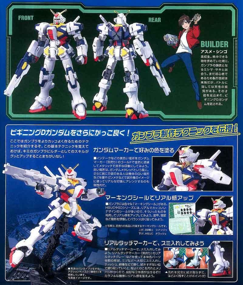 HG 1/144 ビギニングDガンダム 模型戦士ガンプラビルダーズD