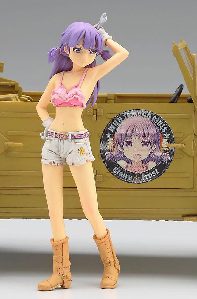 (未使用･未開封品)　ハセガワ 1/24 ワイルドたまごガールズ No.02 Pkw.K1 キューベルワーゲン 82型 クレア・フロストw/フィギュア プラモデル SP360 qdkdu57 1/24 ワイルドたまごガールズ No.02 Pkw.K1 キューベルワーゲン