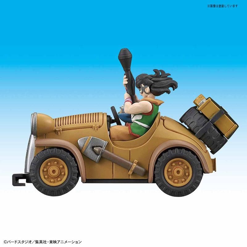 未使用・ドラゴンボール[人参化の車と盗賊ヤムチャの車フィギア] メカコレクション ドラゴンボール 5巻 ヤムチャのマイティマウス号