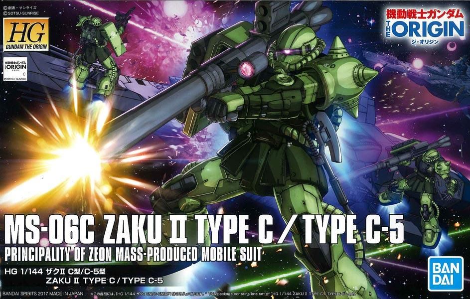 HG 1/144 ザクII C型/C-5型 機動戦士ガンダム ジ・オリジン HG 1/144 ザクII C型/C-5型 機動戦士ガンダム ジ・オリジン