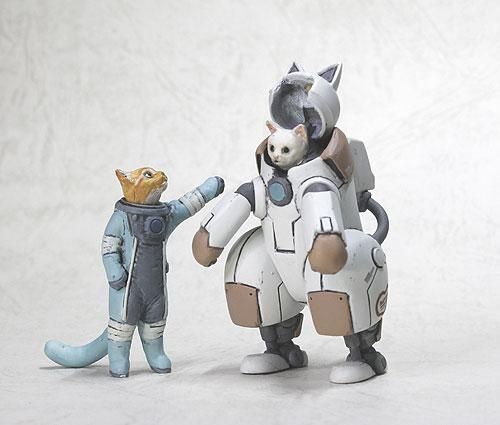 宇宙服ねこ たんぽぽ ver2.0 レジンキット GAS｜文具とプラモの