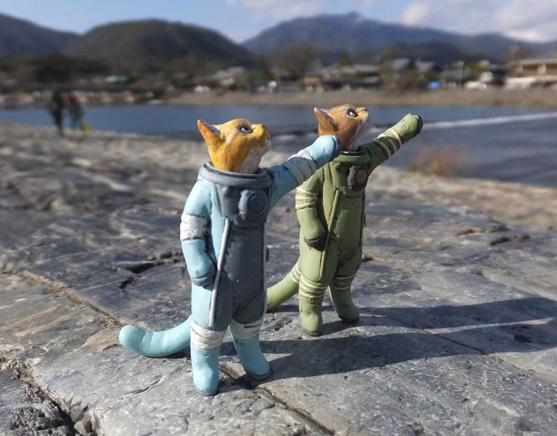 宇宙服ねこ たんぽぽ ver2.0 レジンキット GAS｜文具とプラモの