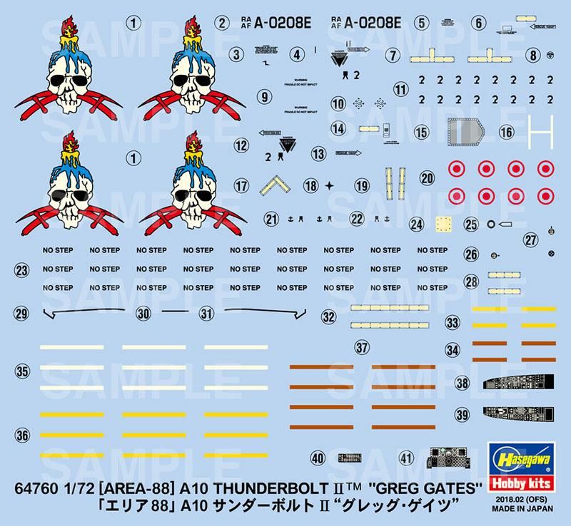 限定】1/72 A10 サンダーボルトII “グレッグ・ゲイツ” エリア88