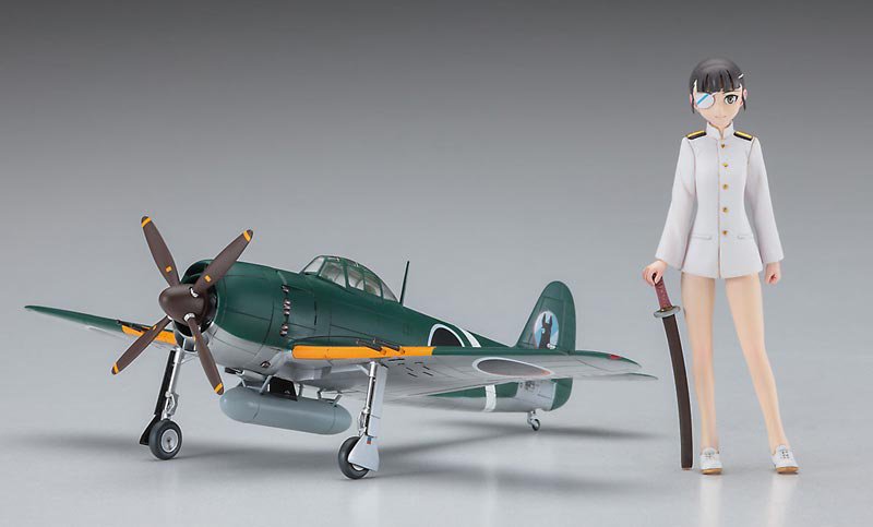 1/20 坂本美緒 w/ 1/72 紫電改 ストライクウィッチーズ プラモデル ハセガワ｜文具とプラモの店 タギミ