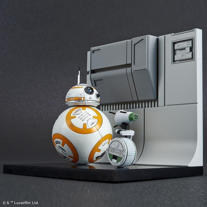 【塗装済み完成品】スターウォーズ 1/12 BB-8&D-0 プラモ ジオラマ 1/12 BB-8&D-O ジオラマセット スター・ウォーズ プラモデル