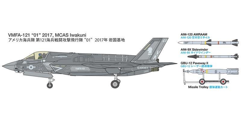 タミヤ 1/72 ロッキード マーチン F-35B ライトニングII ウォー タミヤ 1/72 ロッキード マーチン F-35B ライトニングII ウォー
