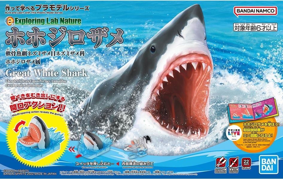 ホホジロザメ Exploring Lab Nature（エクスプローリングラボネイチャー） プラモデル バンダイスピリッツ