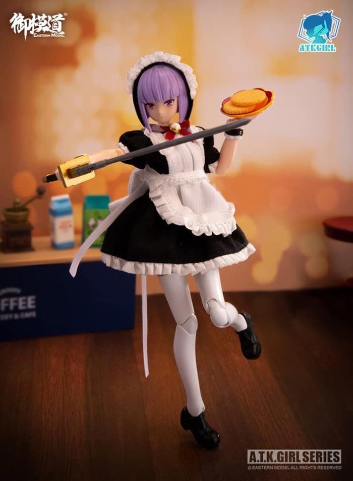 1/12 メイド服+専用素体セット A.T.K.GIRL プラモデル 童友社