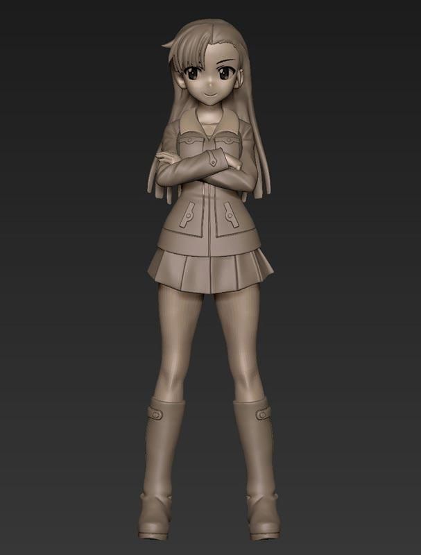 ガールズ&パンツァー最終章 1/35 知波単学園 フィギュアセット