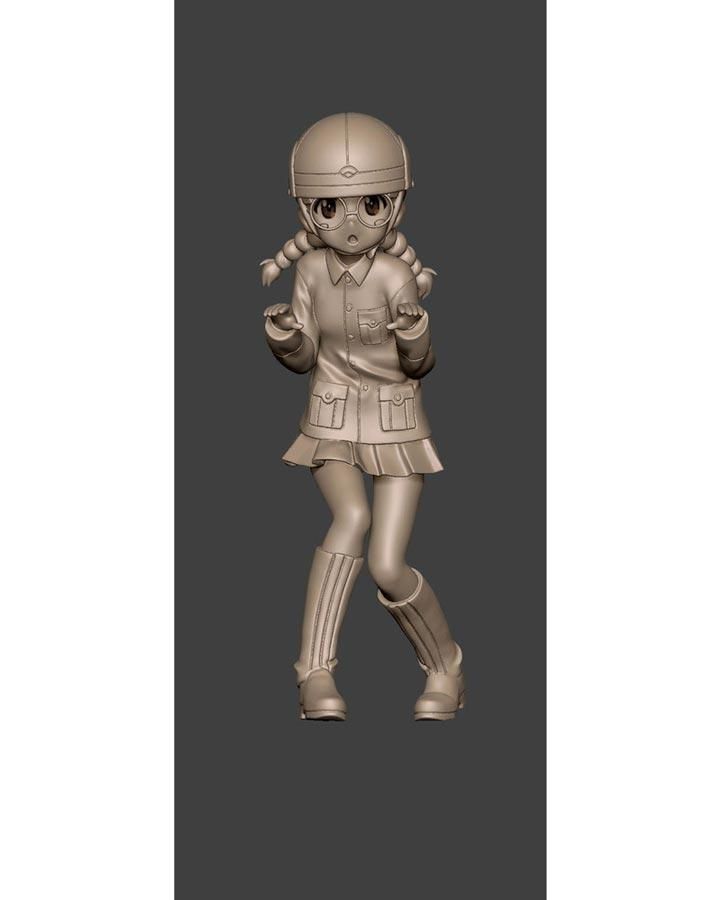 1/35 知波単学園 フィギュアセット（西 絹代/福田/玉田/細見