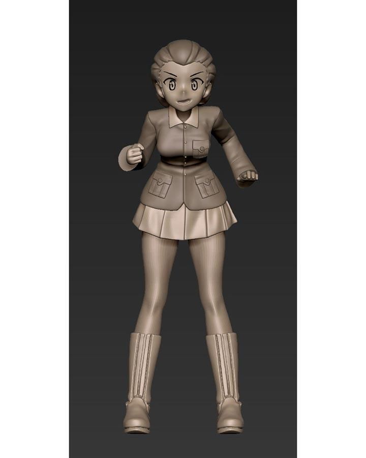 1/35 知波単学園 フィギュアセット（西 絹代/福田/玉田/細見