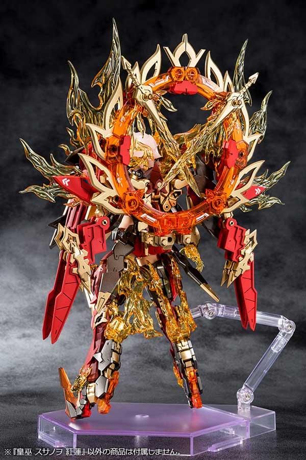 皇巫 スサノヲ 紅蓮 メガミデバイス プラモデル コトブキヤ