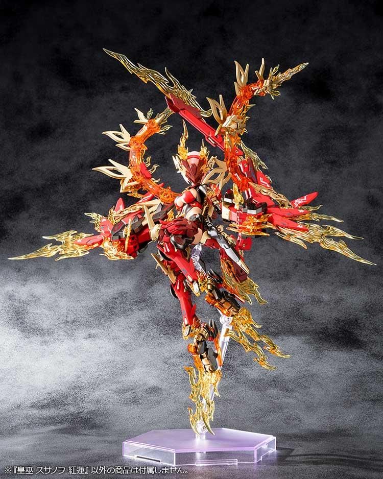 皇巫 スサノヲ 紅蓮 メガミデバイス プラモデル コトブキヤ 皇巫 スサノヲ 紅蓮 メガミデバイス プラモデル コトブキヤ