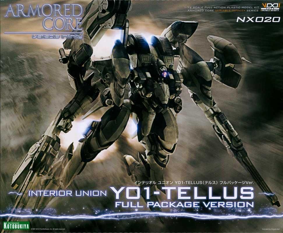 完璧わいふによる 1/72 インテリオル ユニオン Y01-TELLUS(テルス アーマード・コア