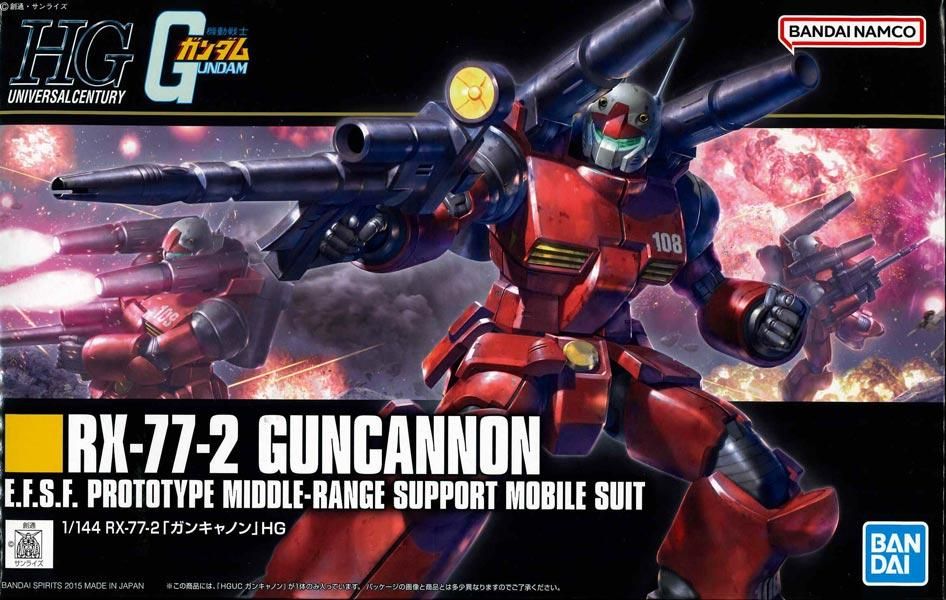 HGUC 1/144 RX-77-2 ガンキャノン 機動戦士ガンダム プラモデル