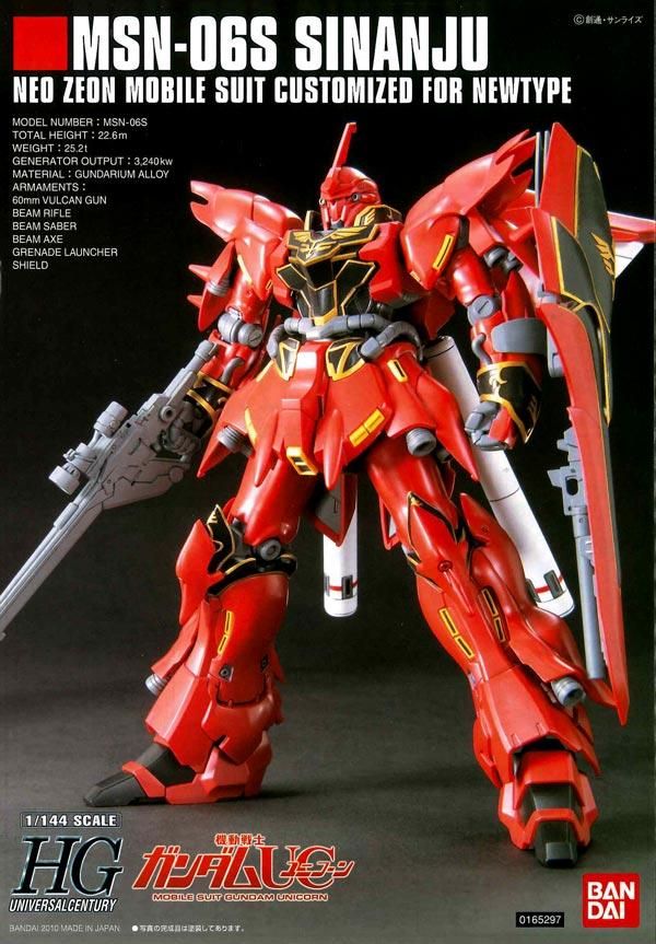 HGUC 1/144 シナンジュ 機動戦士ガンダムUC プラモデル